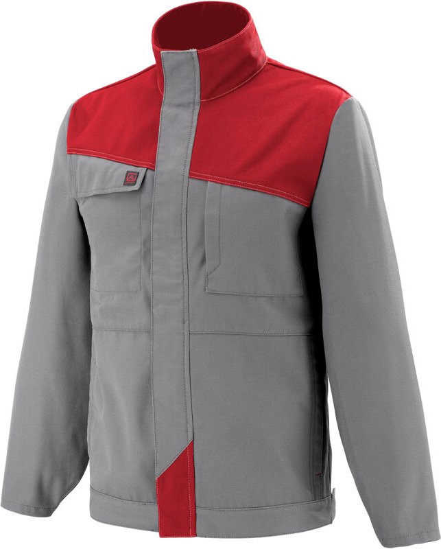 Mini-Jacke Grenat Mineral Grau / Rot 2xl