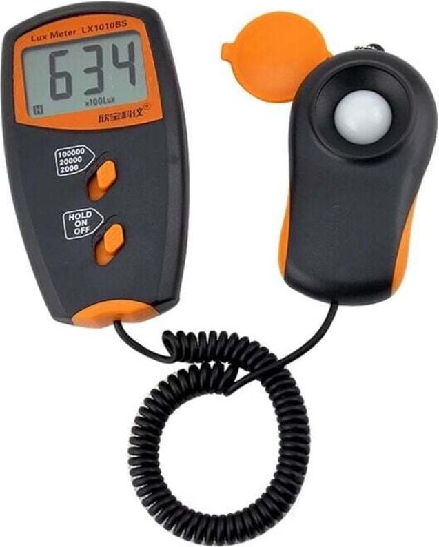 SHINING HOUSE Digitales Luxmeter Digitales Luxmeter 100000 Lux Luminometer LX1010B Photometer Luminometer Luminometer Lu...