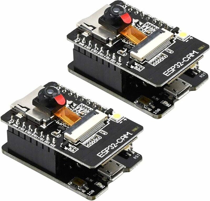 Dpzo - 2 stücke ESP32-CAM-MB ESP32 Dual-Core Drahtlose Bluetooth WiFi Entwicklung Boards mit tf Karte Modul 2640 Kamera
