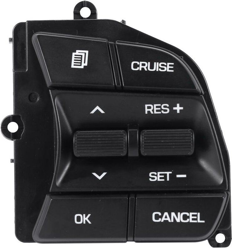 Woosien - Auto rechte Seite Lenkung Tempomat Knopfschalter für 9