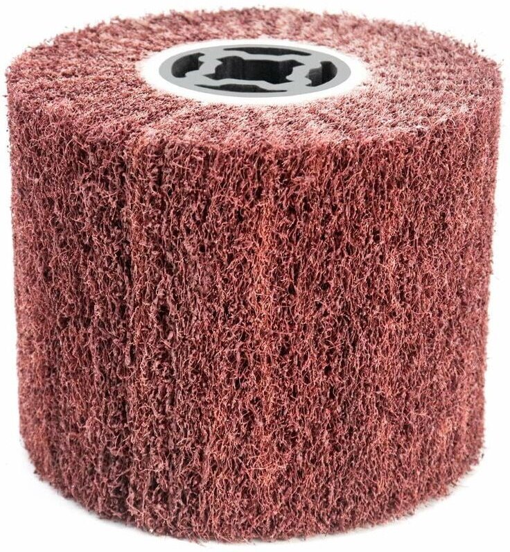 Schleifbürste Kunstfaserbürste für Fassadensanierer, Ø120x100x19mm, Korn 60