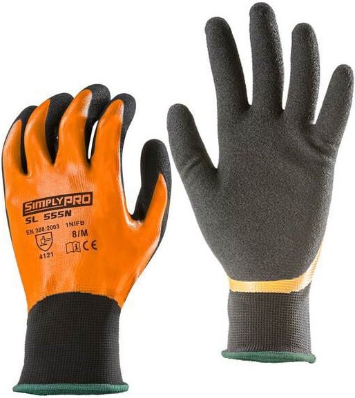 Nylon/nitril-Fakadier-Handschuhe (Grösse 9) Taliaplast - 371166 T9 T9