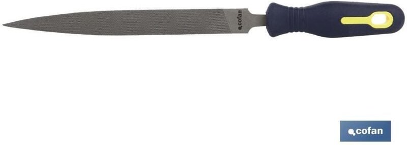 Schlüsselfeile mit mittlerer Spitze, 150 mm