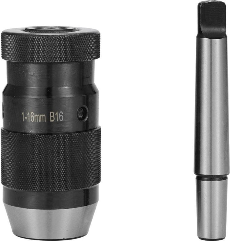 Thumbnail - MK2-B16 Schaft Integriertes Bohrfutter + 1-16mm B16 Selbstspannendes Bohrfutter