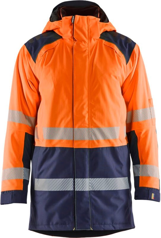 Arbeitsparka Winter Hochsichtbarkeit 4457 - Orange/Navy M