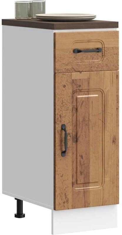 Küchenunterschrank Kalmar Altholz-Optik Holzwerkstoff - Vidaxl