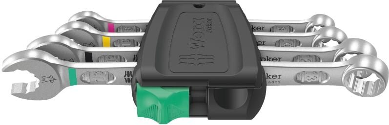 Wera 6003 Joker 4 Set 1 Ringmaulschlüssel-Satz, Schraubenschlüssel, 4-teilig