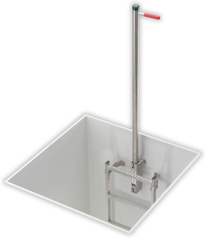 Hailo Einholm- Einstiegshilfe versenkbar 44x44mm Edelstahl 1.4301/ASTM304