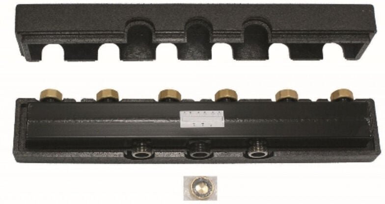 Vaillant - Verteilerbalken für Anschluss von 3 Rohrgruppen