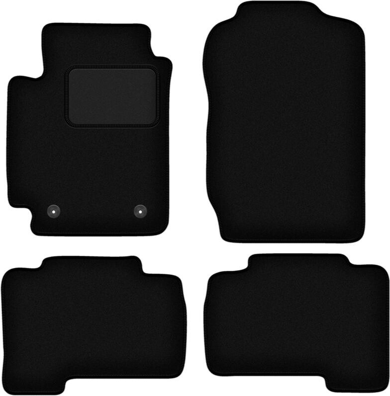 Schwarze Veloursmatten für: Suzuki Grand Vitara II 5-Türer (2005-2014)