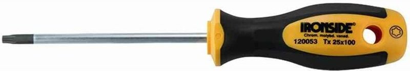 Ironside - Schraubendreher tx T20 x 100 mm 2-Komponenten-Griff Chrom-Vanadium-Stahl