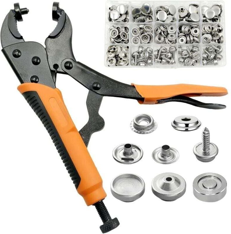 60 Set 50 mm Ösenzangen: Professionelle Ösenstanzzange, maschinelles Ösenstanzset, Planen-Ösenzangen-Set für Poster, Ban...