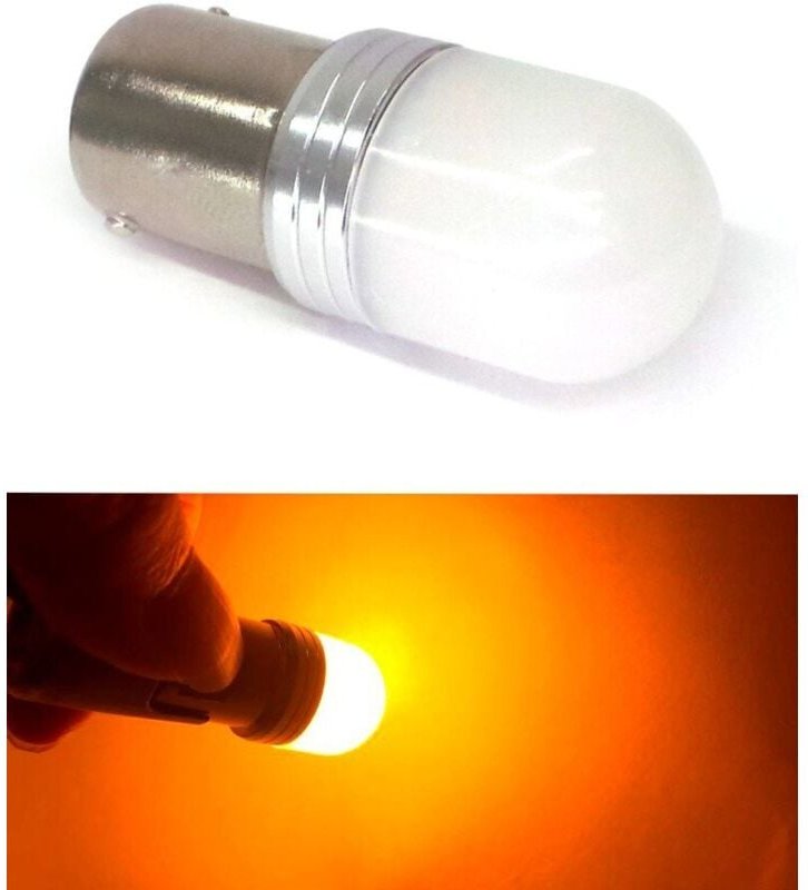 Stück BA15S LED Birne 12-24V CANBUS orange