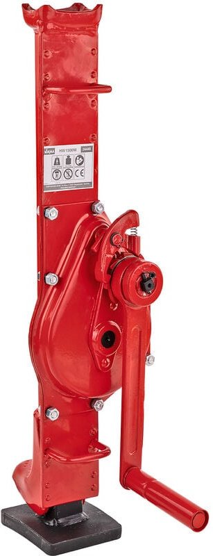 Handwinde Kurbelwinde 1,5 t Zahnstangenwinde Maschinenheber Stockwinde Hubwinde