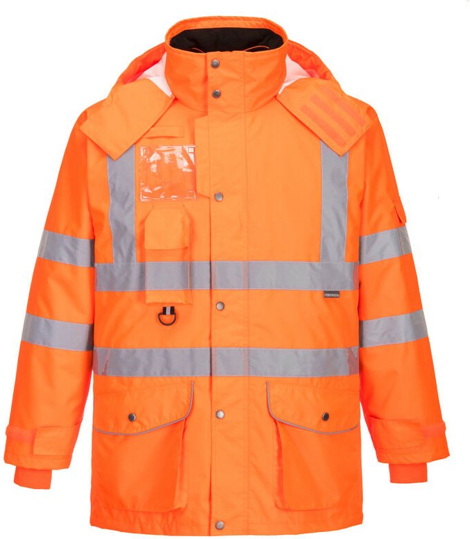 Portwest 7-in-1 Warnschutzjacke bis -40°C, RT27 orange Gr. XXXXL