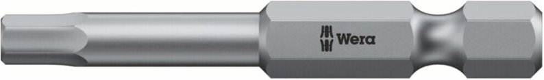 840/4 z Sechskant-Bits, sw (metrisch) 6,0 mm, Länge 50 mm - Wera