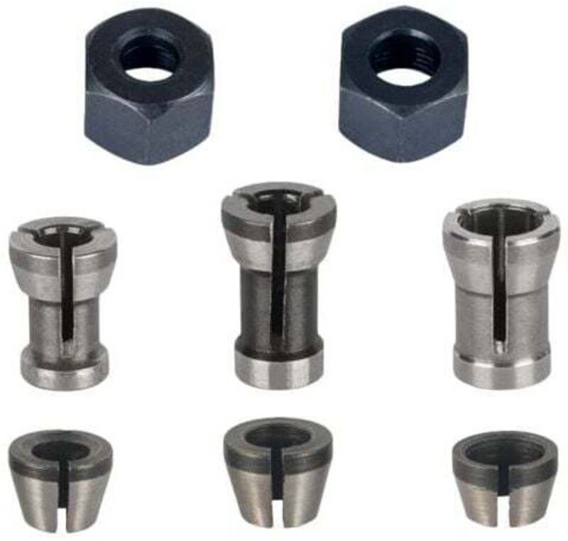 Fräsmaschinen-Spannfutter – 8 Stück, Spannzange für Fräsmaschinen-Spannfutter (6 mm, 6,35 mm, 8 mm), Oberfräsen-Spannzan...