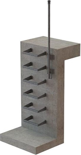 Matisère - 7 Steigbügeln - Steighöhe 1.75m - EC-PUITS-INOX-175