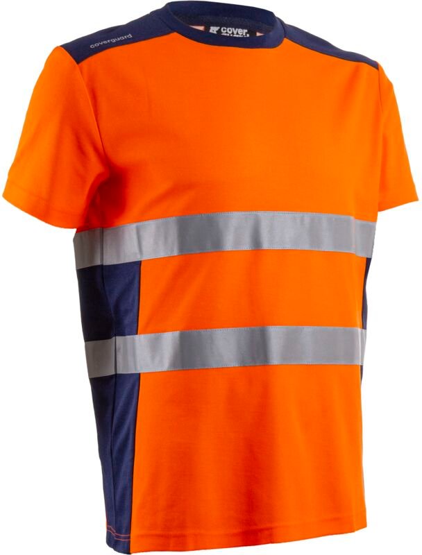 Arbeits-T-Shirt Kurzarm Hochsichtbarkeit NEKKI - Neonorange XL - 52/54