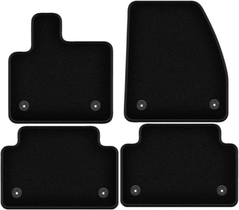 BASIC schwarze Veloursmatten für: Range Rover Evoque II SUV (2019-)