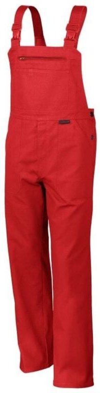 Qualitex Latzhose "classic", Größe: 90, Farbe: feuerrot