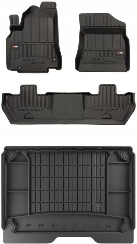 3D SET Fußmatten und Fußmatten Citroen Berlingo 2 2008-2018