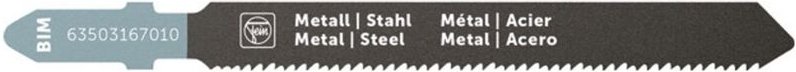 Thumbnail - 63503167010 Stichsägeblatt für Metall bim 63 T1.2 / 1.4 ms sc 5 St. - Fein