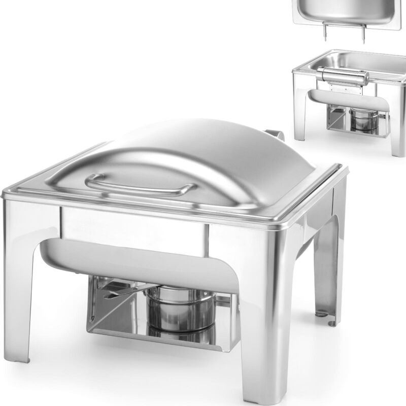 Chafing Dish gn 1/2, Satiniert, Profi Line, 4L, 365x370x(H)280mm - Hendi