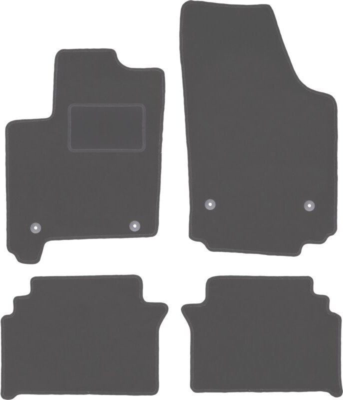 Graphit-Fußmatten für: Opel Meriva A Minivan (2002-2010)