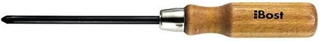 Bost - Schraubendreher Holzgriff - Phillips-Kreuzklinge - 6 x 125 mm - 604100