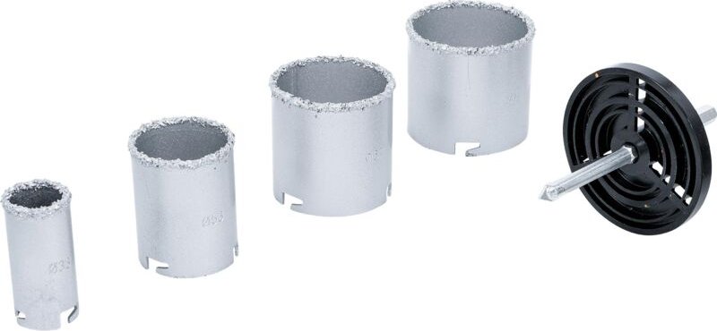 Fliesen-Bohrkronen-Satz 33 - 73 mm 6-tlg.