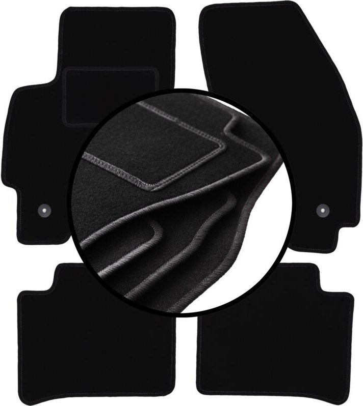 Veloursmatten-Satz für: Ford Mondeo MK3 Kombi, Liftback, Limousine (2001-2007)