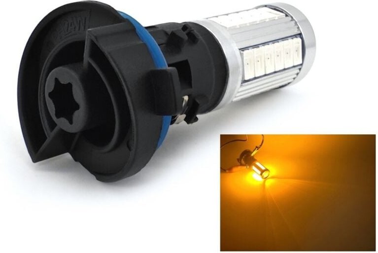 Stück HP24W LED-Lampe 12-24V CANBUS Piercing roter Lampenschirm