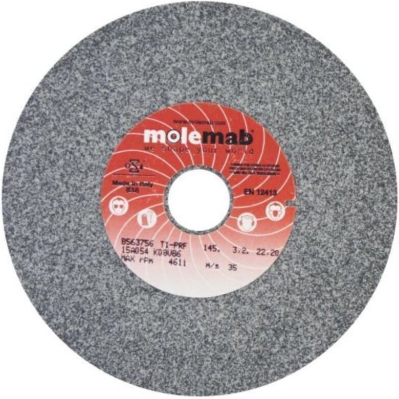 GRAUE KORUNDUM-SCHEIBENRÄDER 145x3,2x22 mm 550085