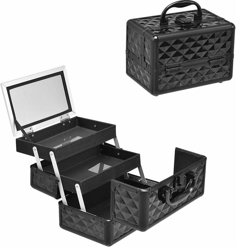 Goplus - Kosmetikkoffer, Beauty Case, Schminkkoffer, Make up Box, Friseurkoffer, Kosmetikkoffer Reise,Multikoffer, Etage...