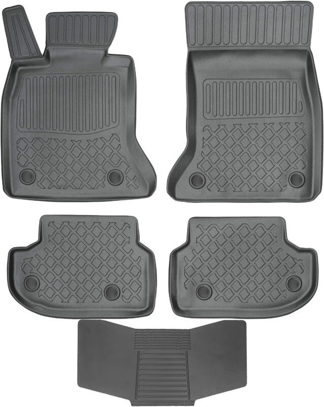 ARISTAR Matten 602064 + Bezug 251992 - BMW 5 F10 F11 FL 2013-2017 (ohne xDrive / nach Facelift) STOP. MOUNT MS + BMW VEL...