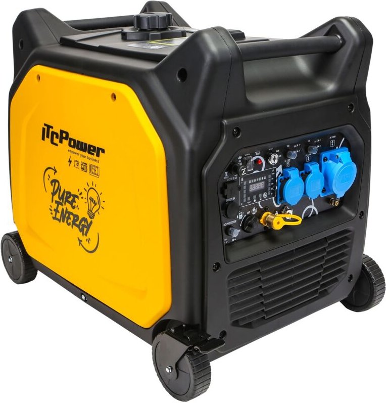Itc Power - kompak Dual Fuel Inverter Gas Benzin 7700 Watt Stromaggregat 230V