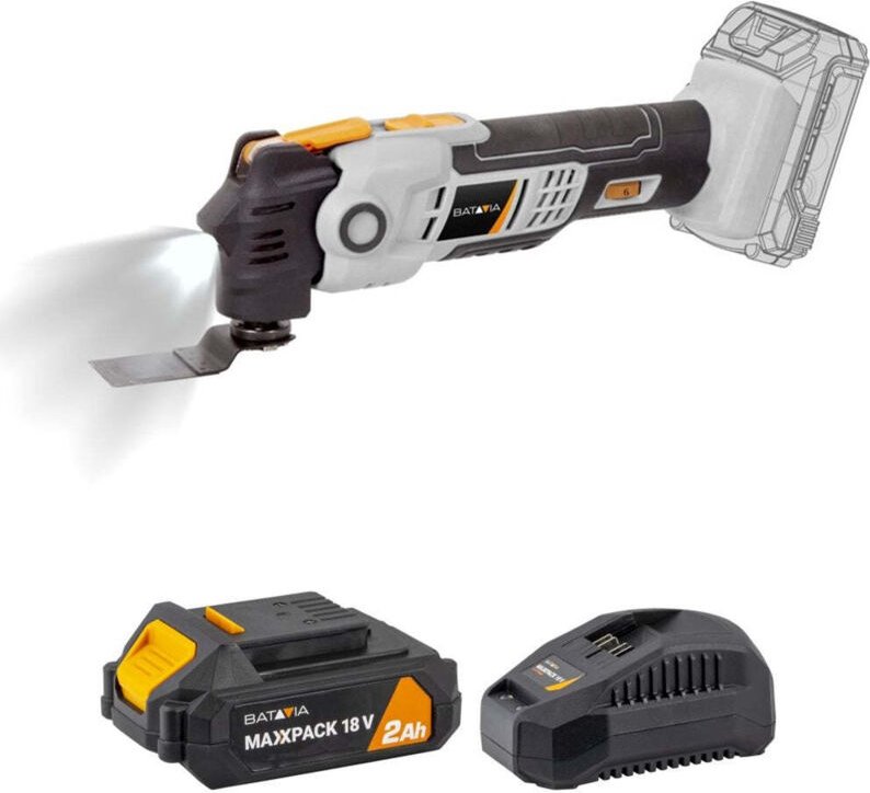 Anti-Vibration Akku-Multifunktionswerkzeug Inkl. 2.0Ah Akku /