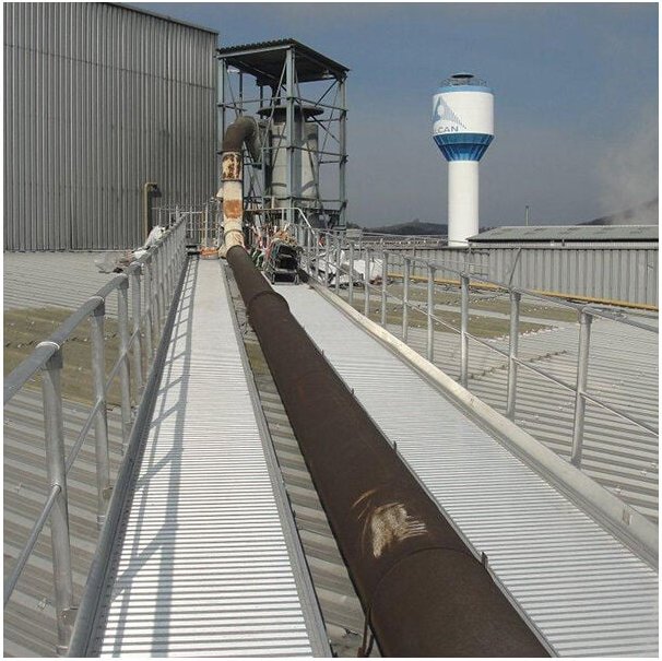 Matisère - Laufsteg - Befestigung auf Trapezblech 1.50m - flach hinlegen - ECO15/AC/PL