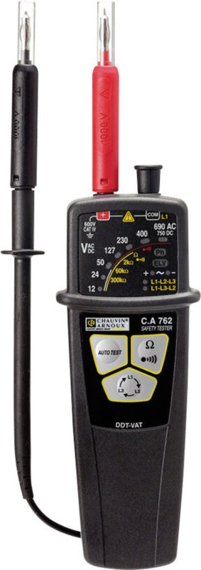 Chauvin Arnoux - c.a 762 IP2X Zweipoliger Spannungsprüfer cat iv 600 v led, Akustik