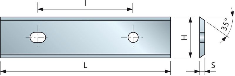 35°-Plättchen 30x12x1,5 I14 - F03FH02906 -CG08MEA310