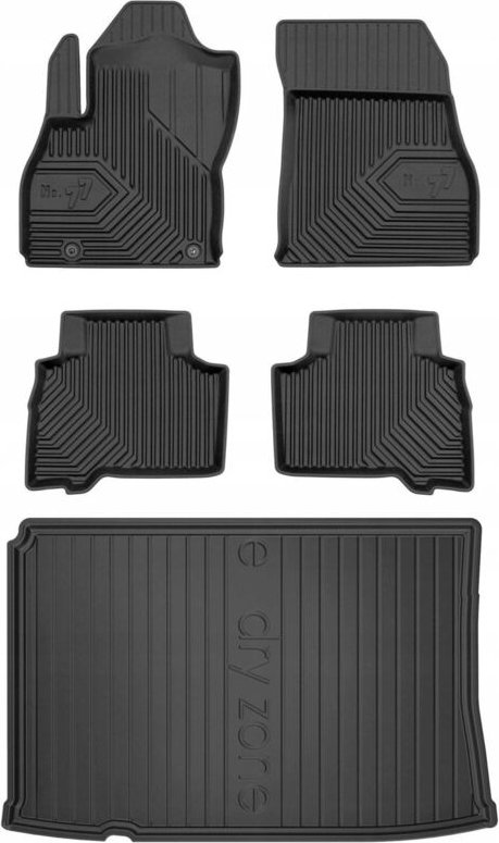 Thumbnail - SET 77 Fiat Qubo 2009-2020 Fußmatten und Matten