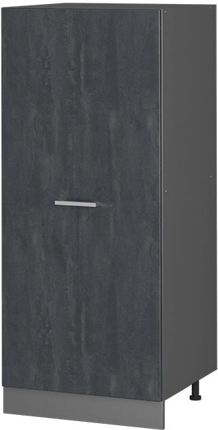 Vicco - Vorratsschrank R-Line, Schwarz Beton, 60 cm