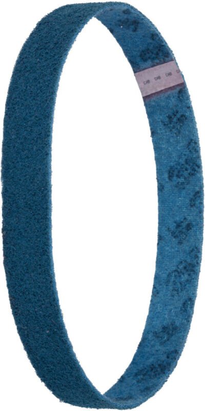 Vlies-Schleifband (a) sc-bs, 40 x 815 mm, Körnungsvergleich: 280 - 3M