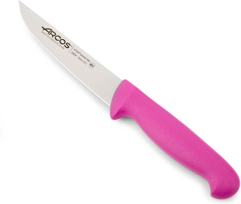 Küchenmesser Arcos 2900 - Prof 290431 aus Nitrum Edelstahl und mango ergonomische Polypropylen Fuscia Farbe und 13 cm Kl...