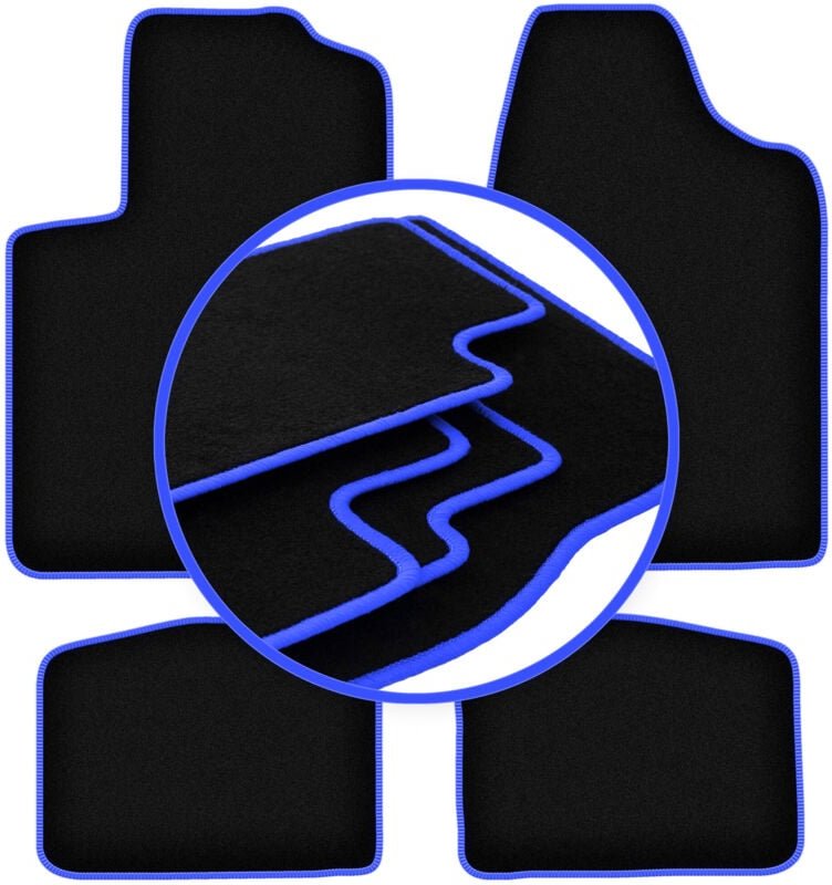 CARLUX-BLUE Autofußmatten für: Chrysler Sebring II Limousine (2003-2007)