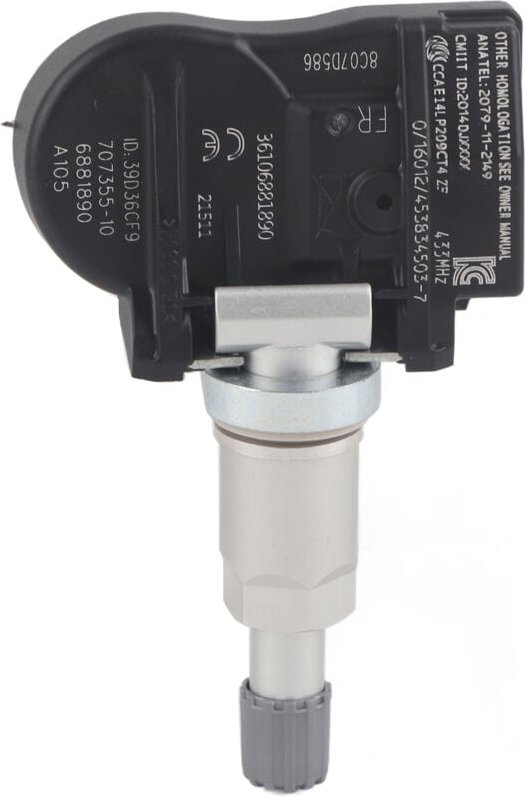 Eosnow - 707355-10, lange Haltbarkeit hoher Empfindlichkeit Schwarzer Fahrzeugsicherheit Starkes Signal tpms Tire Drucks...