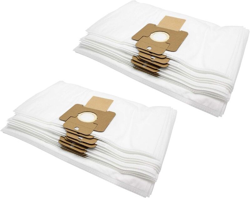 20x Staubsaugerbeutel kompatibel mit Nilfisk dp 8000 Staubsauger - Mikrovlies, Weiß - Vhbw