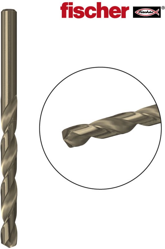 Metall-Bohrer hss-co 5,0x52/86 / 1k 530505 Fischer