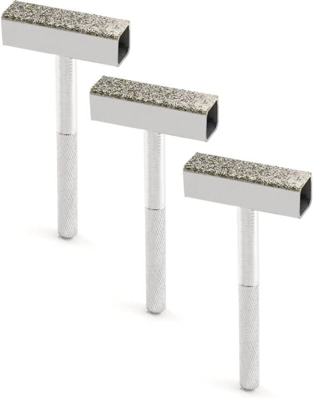 Stück Diamant-Schleifscheibenabrichter mit rutschfestem Griff zum Schleifen und Entgraten von Rädern - Sollbry